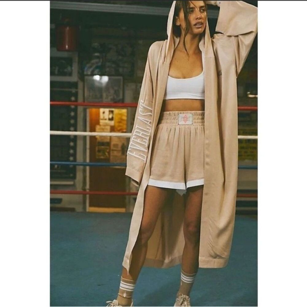 Free People Movement X EVERLAST Satin Robe NWOT